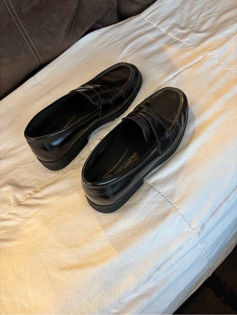 Rockport Classic Black Leather Men’s Penny Loafers - Picture 3 of 9